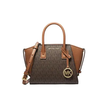 MICHAEL KORS Avril Cotton One Shoulder Handbag Extra Small Women's Brown
