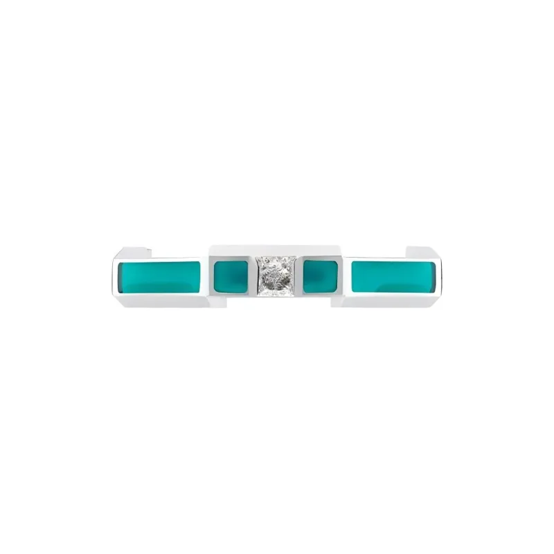 GUCCI Link To Love Series Rings Women's Green-1