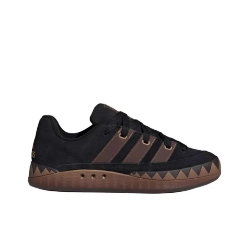 Adidas ADIMATIC Anti Slip Wear Resistant Low Top Skateboard Shoes Unisex Black Brown-1