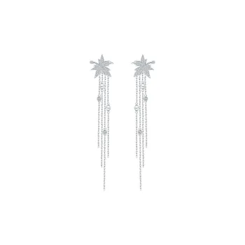 BABYBEI 925 Sterling Silver Clip On Earrings Women's