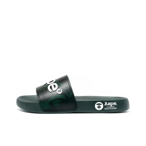 A BATHING APE Abrasion Resistant Slide Slippers Men's Green