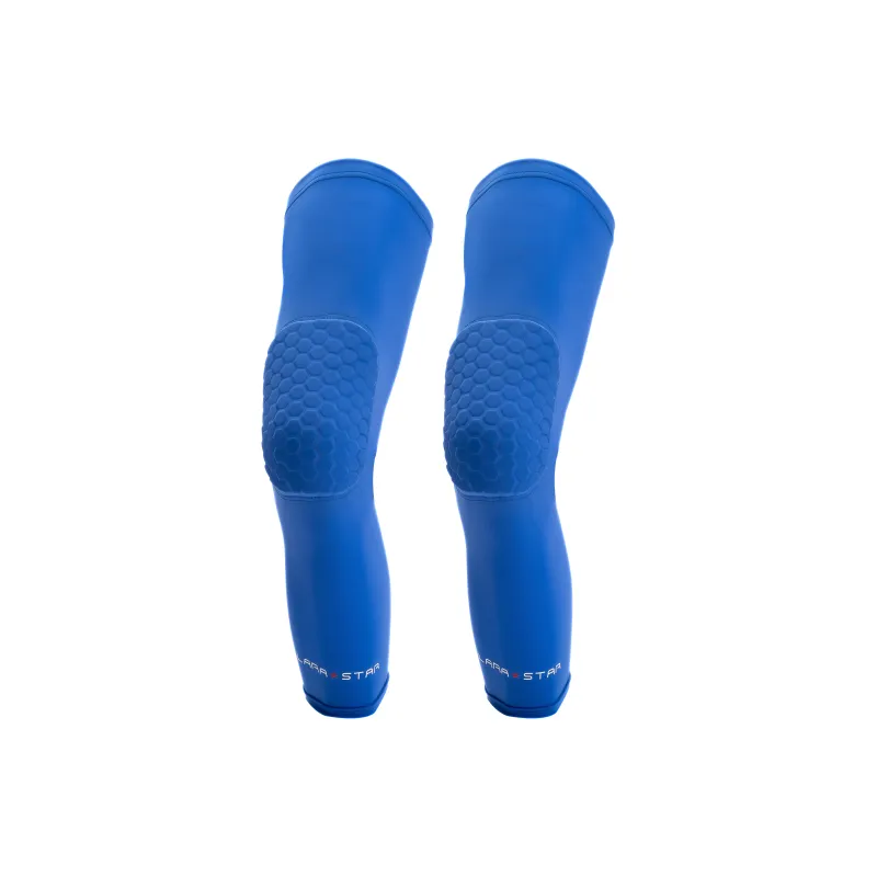 LARA STAR Running Soccer Leg Guards Breathable Warm Protective Pressurized And Non Slip 1 Pair-2