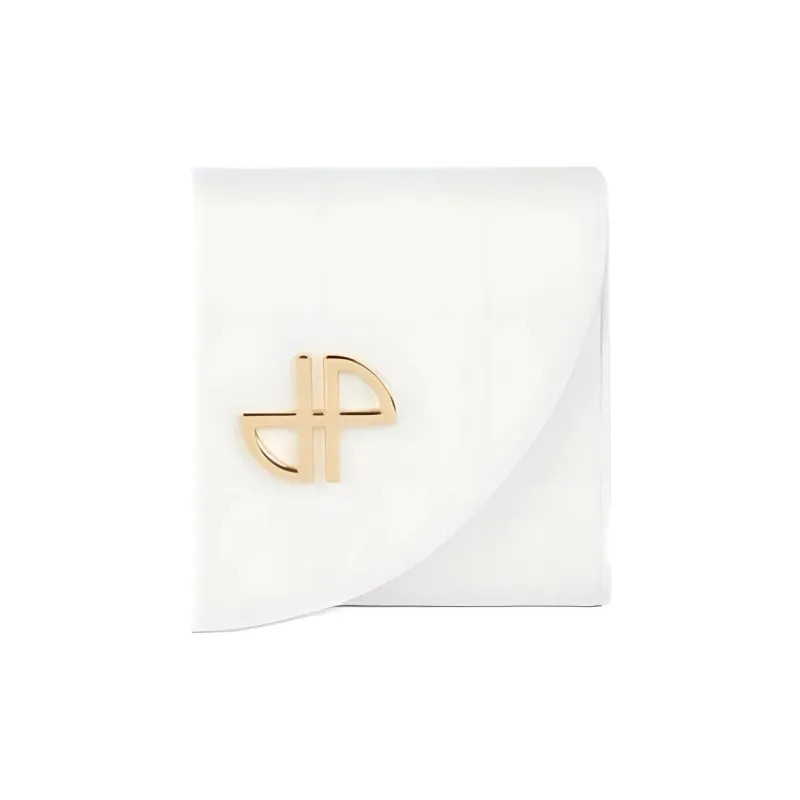 Patou Leather Crossbody Bag Shoulder Bag Women's White-4