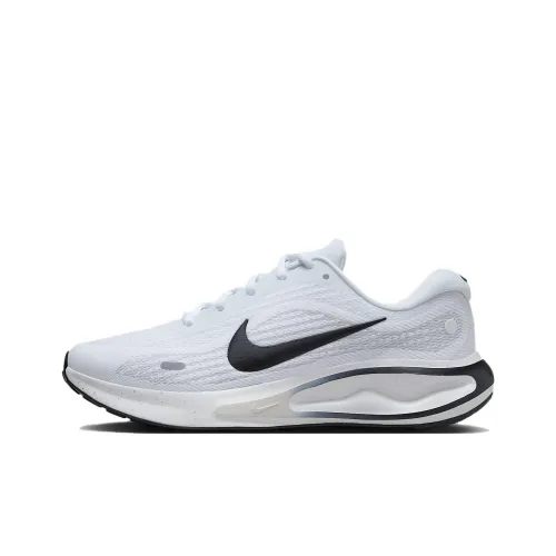 Nike Journey Run Anti Slip Wear Resistant Low Top Running Shoes Women's White