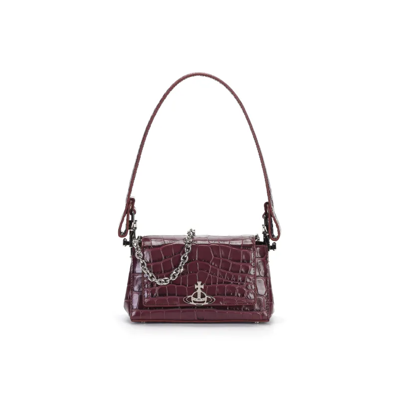 Vivienne Westwood Small Hazel Embossed Shoulder Bag-1