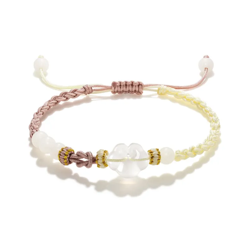 Crafts Women's Colored Glaze Bracelets Unisex-3