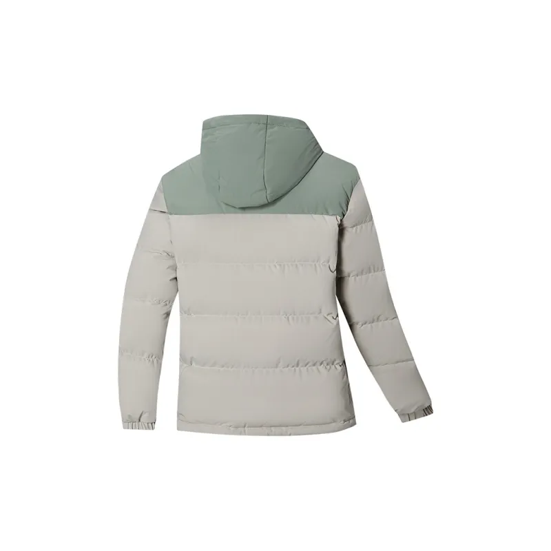 Erke Life Collection Down Jacket Women's Clear Shadow Green-1