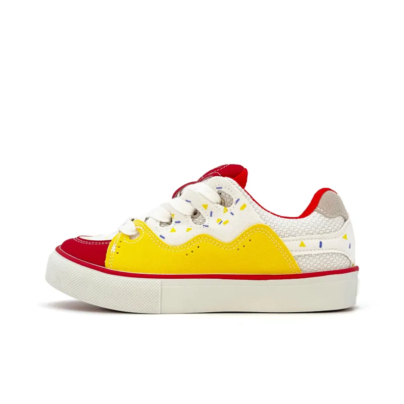FULLXUAN Niche Cute Little Cat Students' Party Versatile Low-Top Skateboard Shoes Women's-46