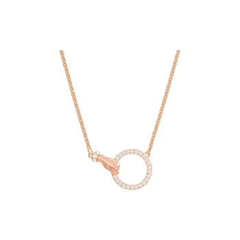 Swarovski Symbolica Alloy Necklaces Women's Rose Gold