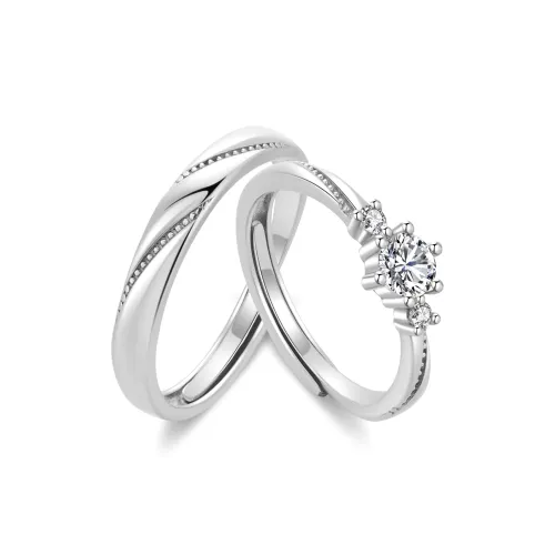 Bailijin S999 Fine Silver Rings Unisex