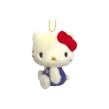Sanrio Hello Kitty Vintage Red Bowknot Charm Dolls Plush Pendant 10cm Height