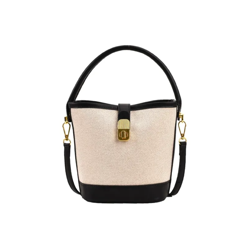Jade En Plus PU Handbags Crossbody Bags Regular Women's Black/Brown-0