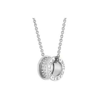 BVLGARI Save The Children Charity Collection 925 Sterling Silver Necklaces Unisex Silver