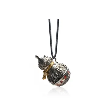 Three Blessings Of Happiness Copper Necklaces Unisex