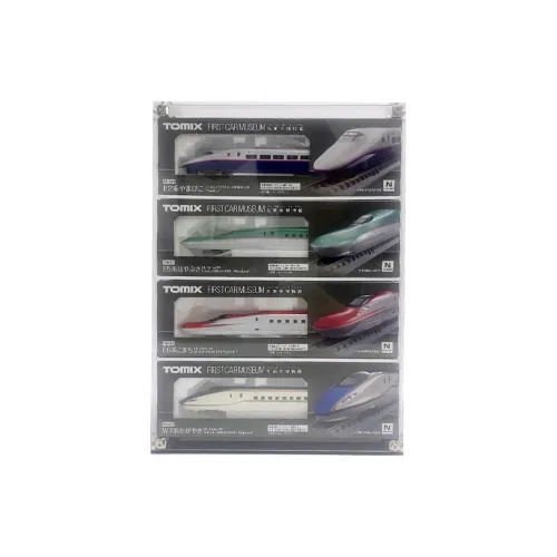 KGBOX For Dollhouse Toy Dust Resistant Plaid Acrylic Storage Box Transparent Display Stand Model Accessories