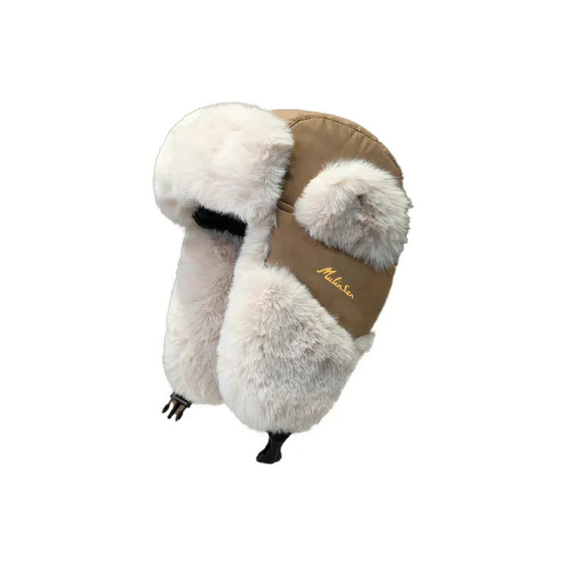 Mulinsen Faux Rabbit Fur Hats & Caps Unisex-2