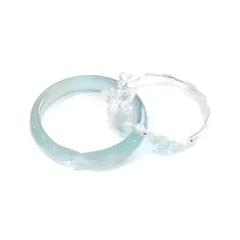 Memories Colored Glaze Bangles Women's