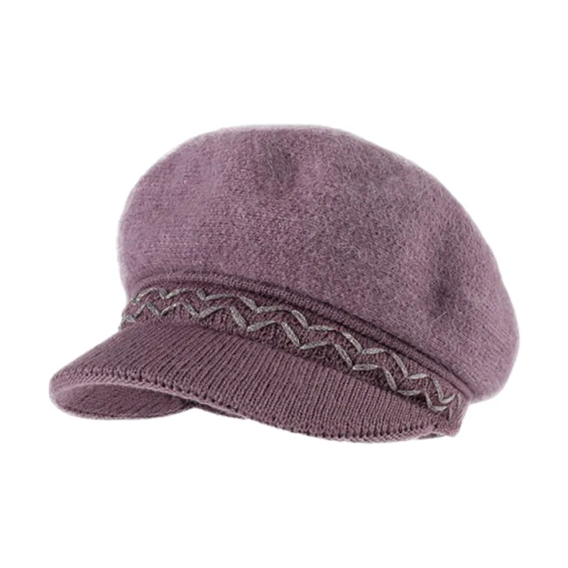 Top Melon Rabbit Fur Blend M Hats & Caps Women's-6