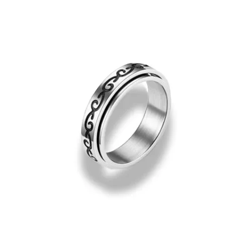 GIRATI Titanium Steel Rings Men's