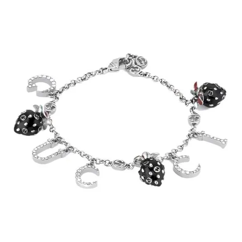GUCCI Strawberry Pendant Bracelet