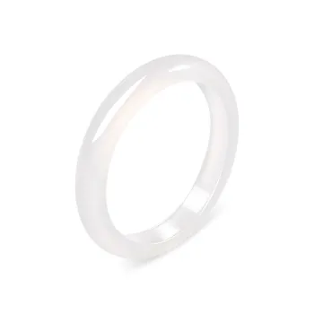 CHINA GOLD Agate Litchi Breeze White Moonlight Bangle Women's