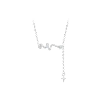 STQ S925 Silver Necklaces Women's