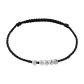 14 Black Pineapple Fortune Bead 5mm