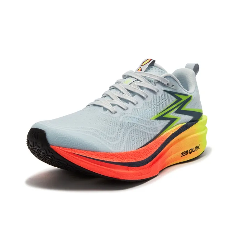 361° Cushioning Anti-Slip And Wear-Resistant Rebound Low-Top Carbon Plate Running Shoes Unisex Blue Orange Red-1