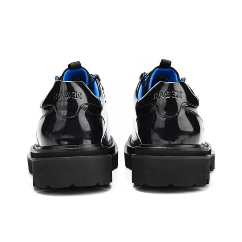 RARE Casual Shoes Men's Black Blue-2