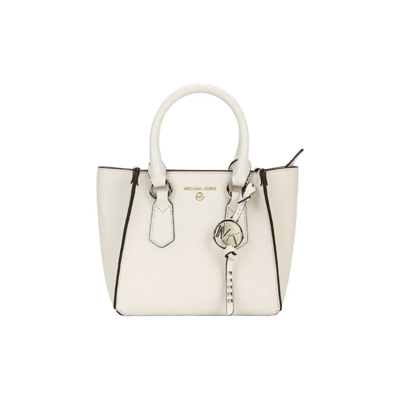 MICHAEL KORS Leather Handbag Shoulder Bag Crossbody Bag Small Size Women's Cream White-1