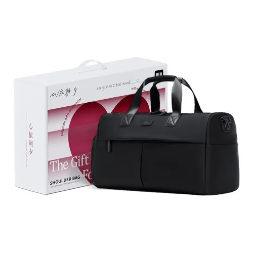 HLA Nylon Polyester Swim Bag Gym Bag Shoulder Bag Crossbody Bag Large Size Unisex Black