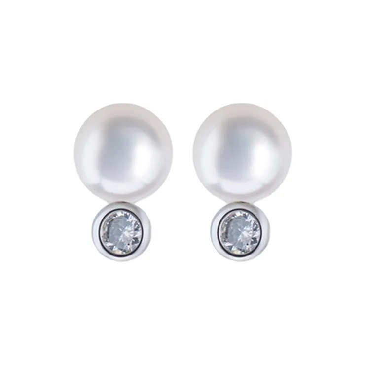 SEATINE Freshwater Pearl Stud Earrings Women's-0