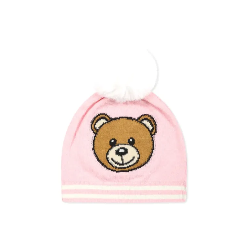 MOSCHINO Logo intarsia Beanie-0