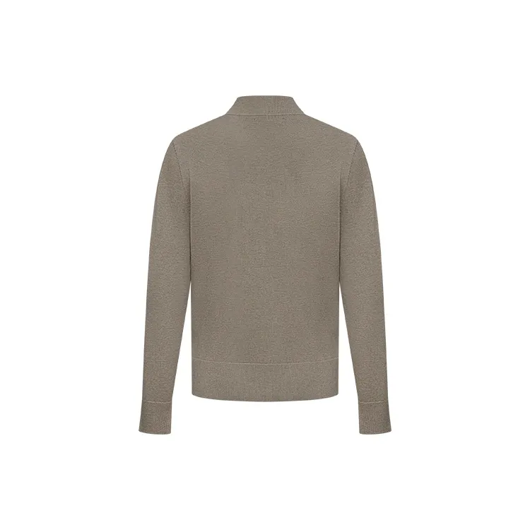 URBAN REVIVO Knitwear Men Khaki-1