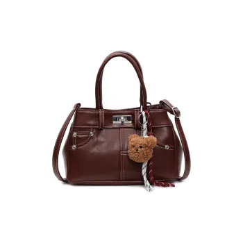 Yalu PU Minimalist Style Handbag Regular Women's Caramel Brown/Coffee/Black Khaki
