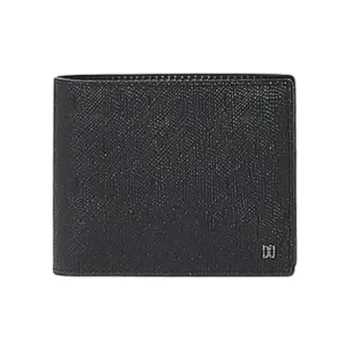 DAKS Leather Wallet Men's Black