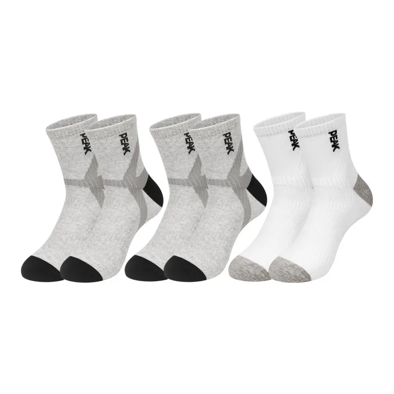 PEAK Mid Calf Socks Unisex 3 Pack-20