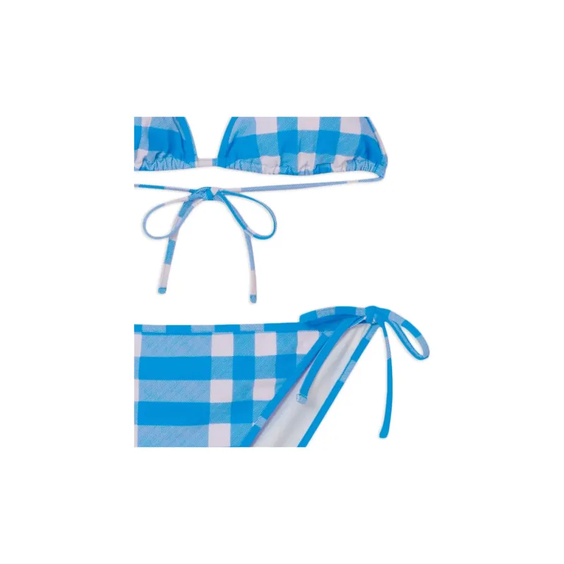 Burberry SS23 Two Piece Swimsuits Women's Blue-4