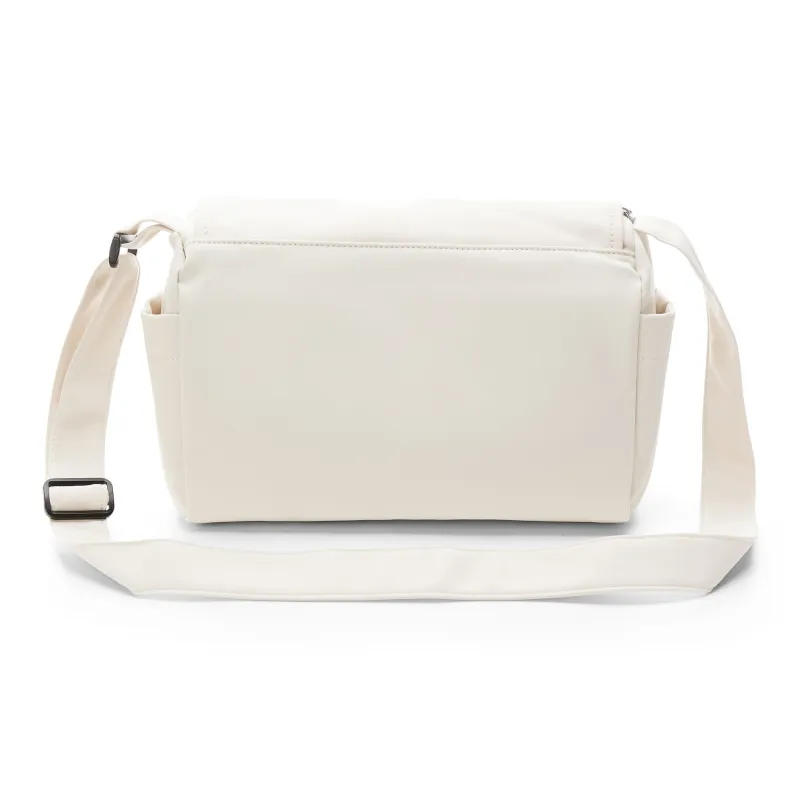 Kawasaki Fabric Crossbody Bag, Shoulder Bag, Messenger Bag Regular Unisex Black/Ecru/Haze Blue-2