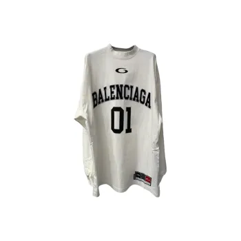 Balenciaga SS25 T-Shirt Loose Fit Style Men's White