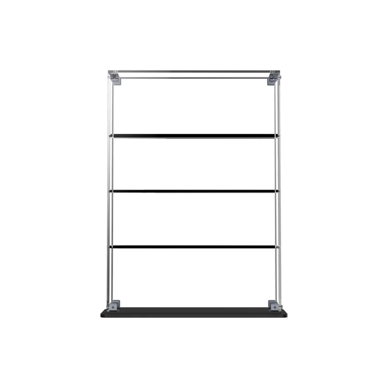 KGBOX For Dollhouse Toy Dust Resistant Plaid Acrylic Storage Box Transparent Display Stand Model Accessories-1