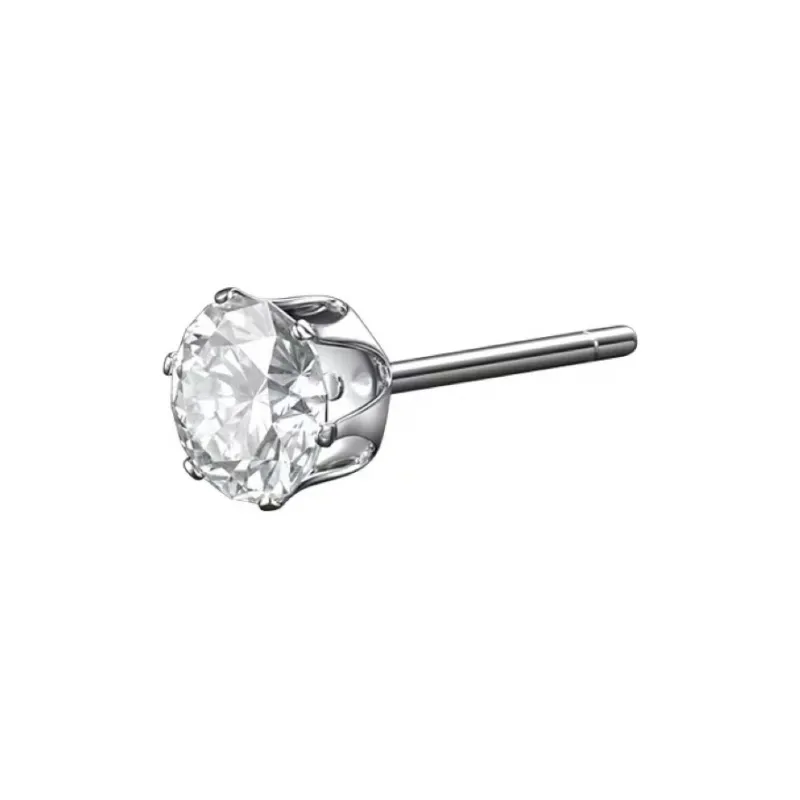 GUDUD Titanium Steel Stud Earrings Unisex-7
