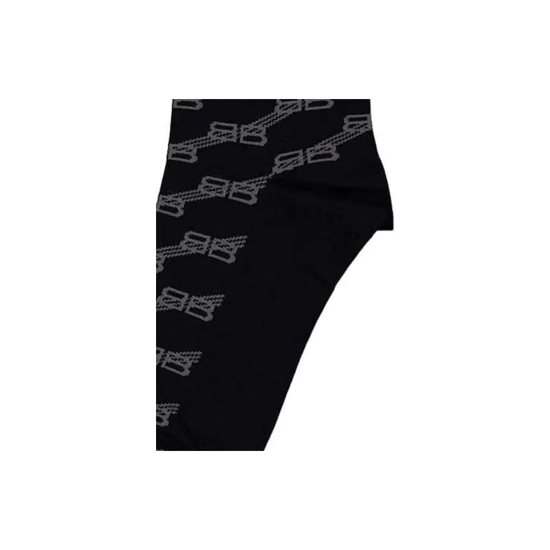 Balenciaga Mid Calf Socks Women's 1 Pack Black-4