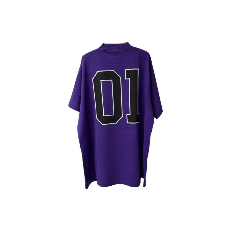 Balenciaga SS25 T Shirt Regular Fit Men's Purple-1