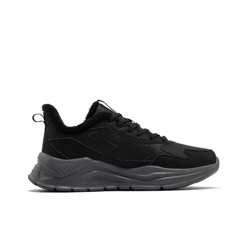 361° Slip Resistant Lightweight Rebound Low Top Casual Running Shoes Men's Obsidian Black-1