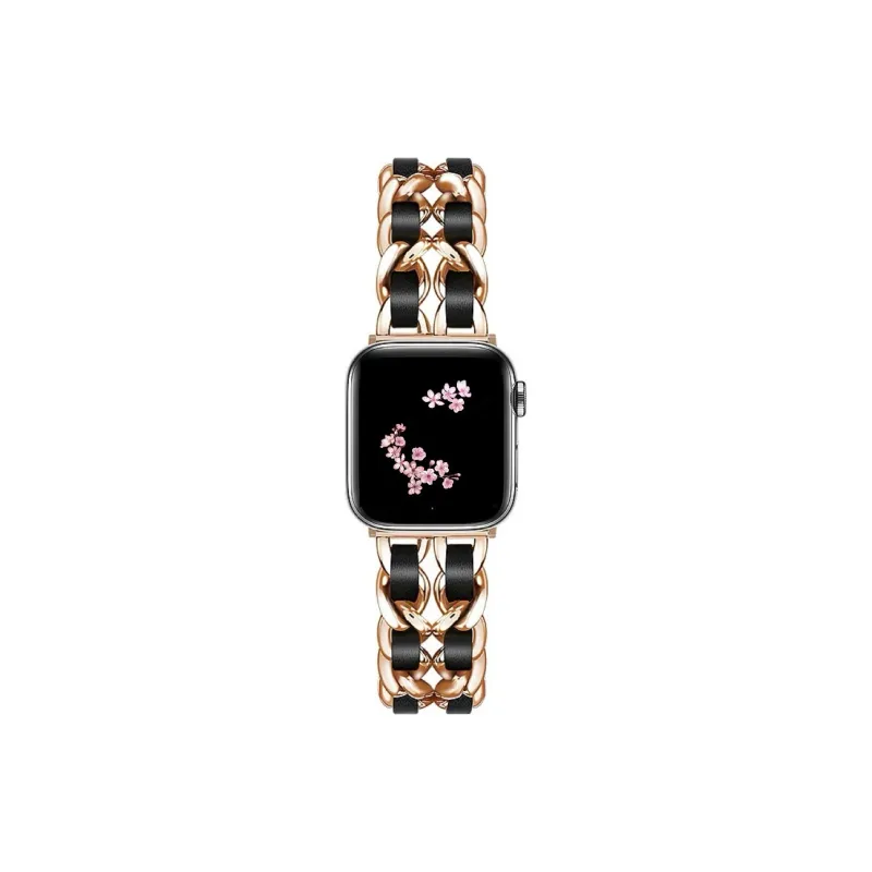 IWabcertoo Apple Compatibility Watch Band Genuine Leather Material-5