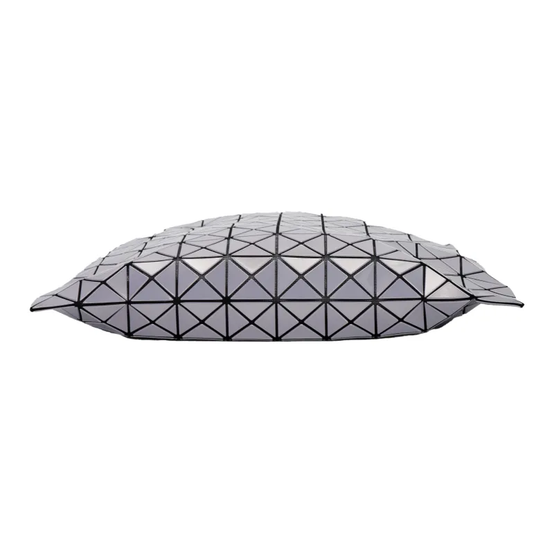 ISSEY MIYAKE Prism Polyester Tote Bag, Shopping Bag, Handbag, Shoulder Bag Women's Silver Blue-7