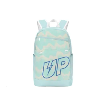 TURN UP Polyester Backpack Unisex Blue