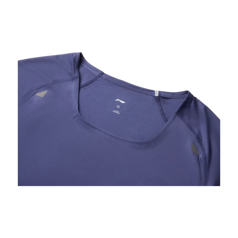 LiNing Running Collection T-Shirt Men's Sky Twilight Blue-2