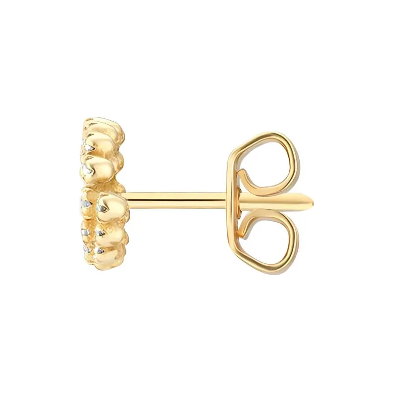 GUCCI GG Running Earrings Women's Gold-2